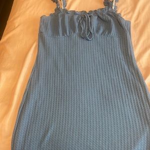 skin tight ruffle dress